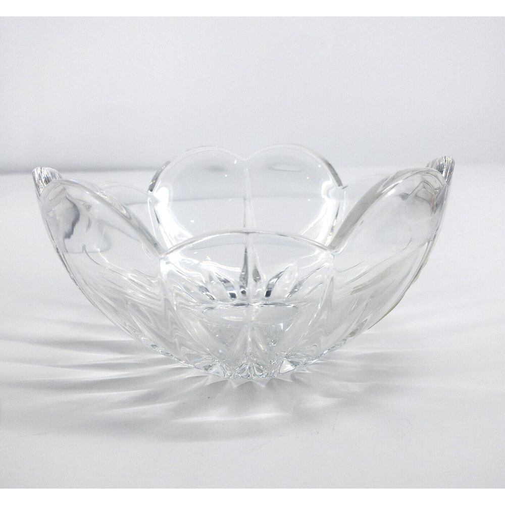 Vintage Mikasa Crystal Glass Bowl 6" Icicles Germany SN 047/715